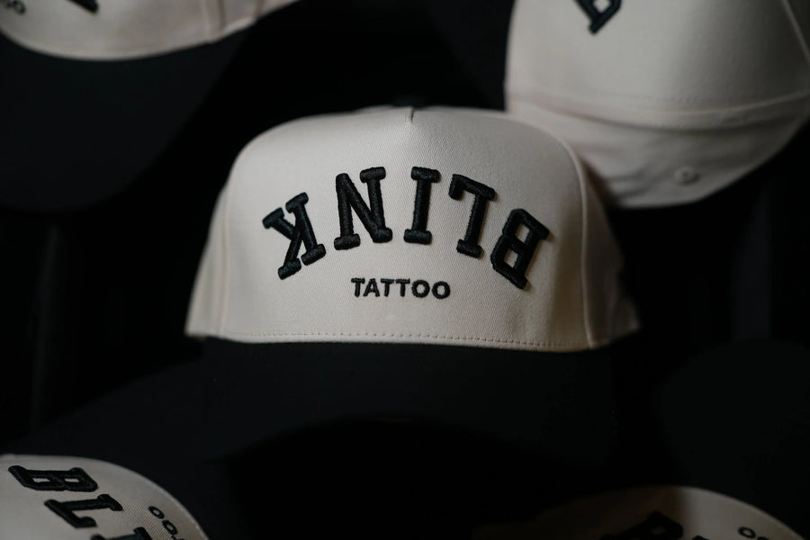Included Black & Cream hat