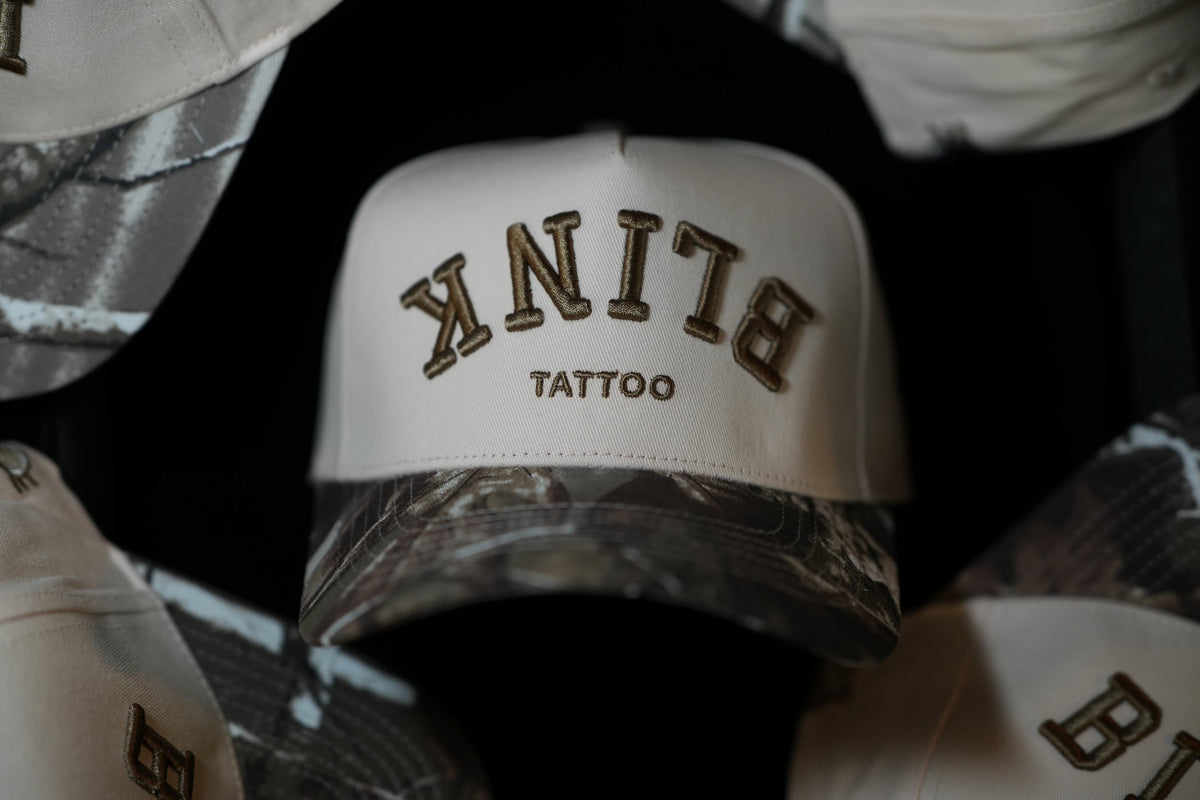 Included Camo & Cream hat