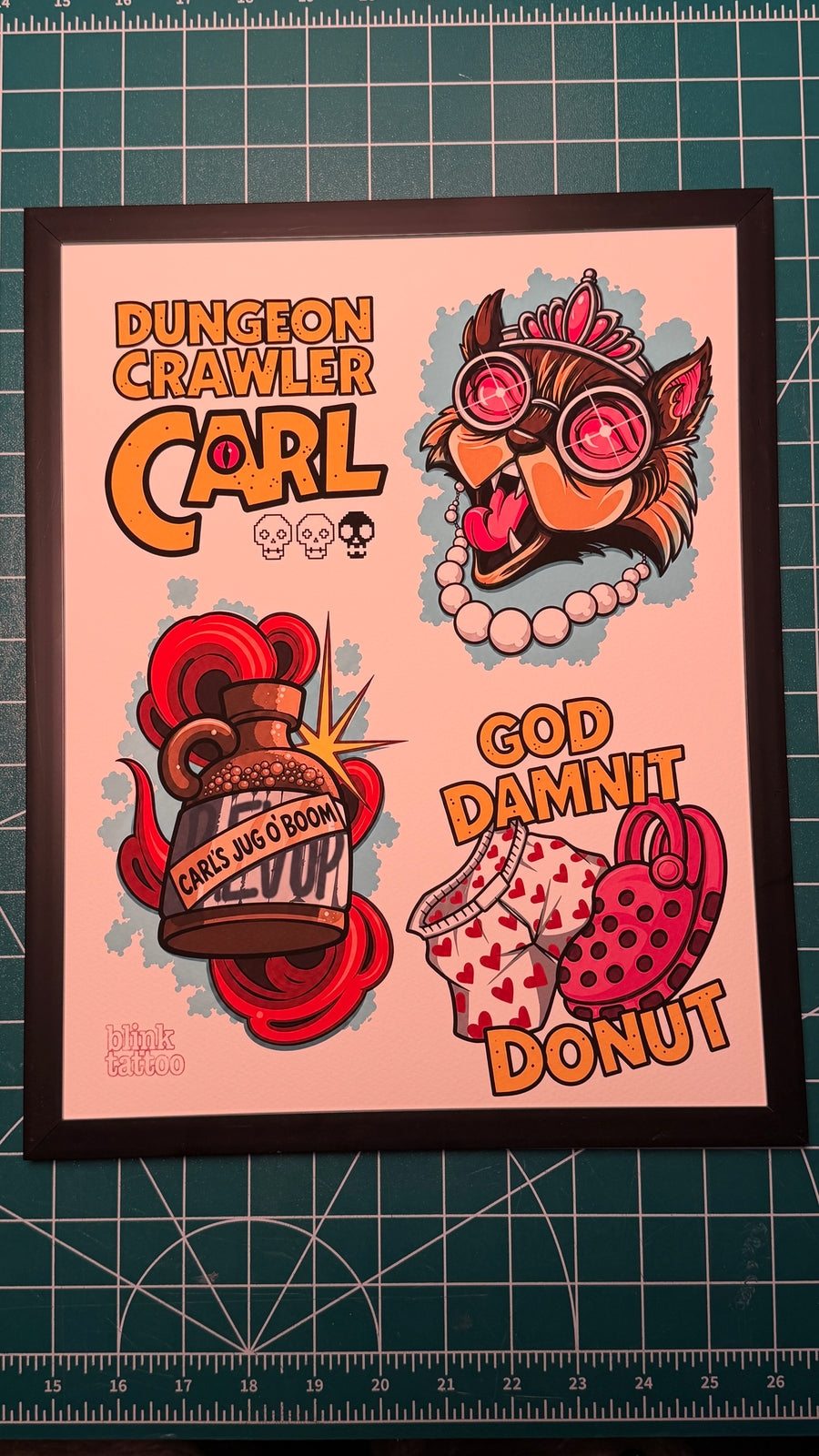 Matching Dungeon Crawler Carl art print