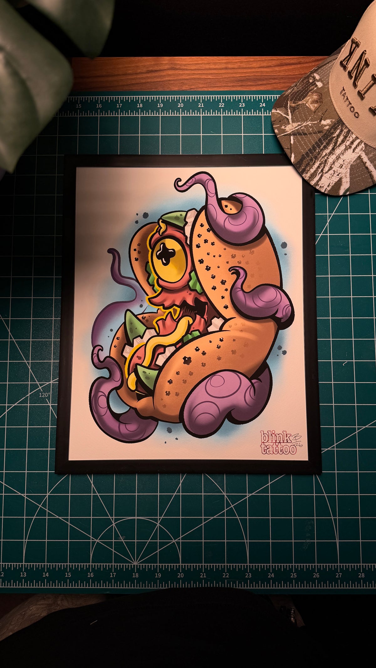 Hotdog-apus 11x14 art print full view