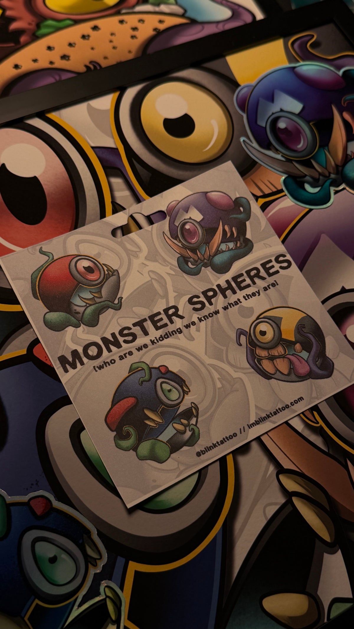 Monster Spheres sticker pack